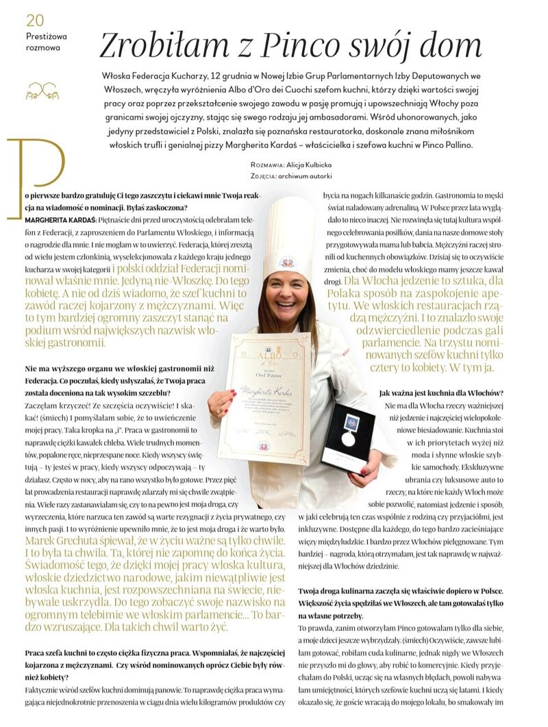 Tytuł Chef Patron — Federazione Italiana Cuochi